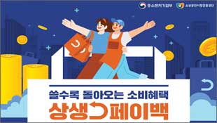쓸수록 돌아오는 소비혜택, 상생 페이백, 중소벤처기업무, 소상공인시장진흥공단