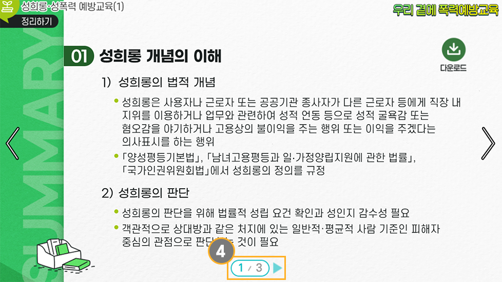폭력예방 사이버교육 학습 방법(2)