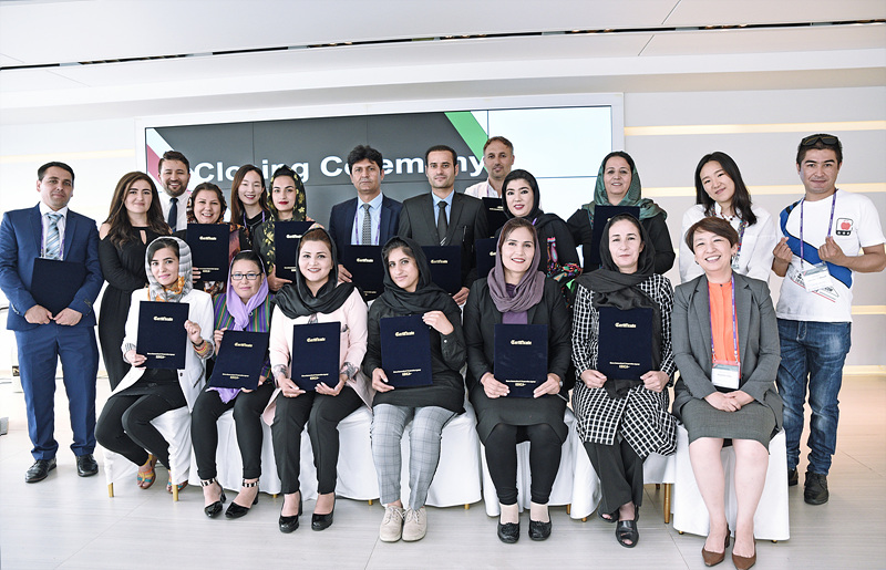 아프가니스탄 공무원 대상 여성경제 역량강화 교육 단체사진